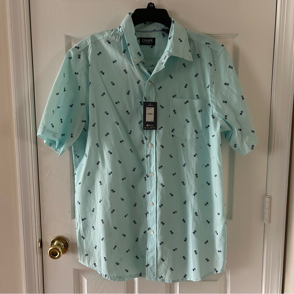 NWT Chaps Button-Down Dress Shirt